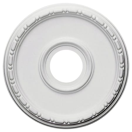 Ekena Millwork Medea Ceiling Medallion (Fits Canopies up to 5 3/8"), 16 1/2"OD x 3 7/8"ID x 1 1/2"P, Primed White CM16ME